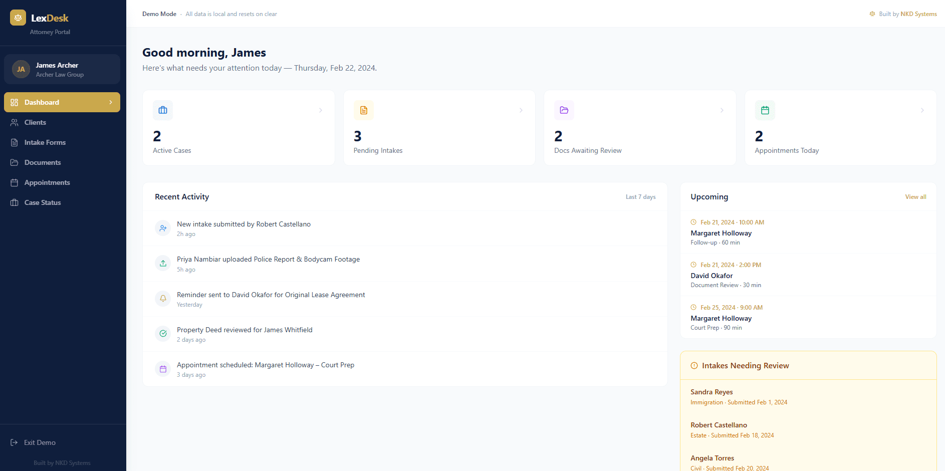 LexDesk screenshot